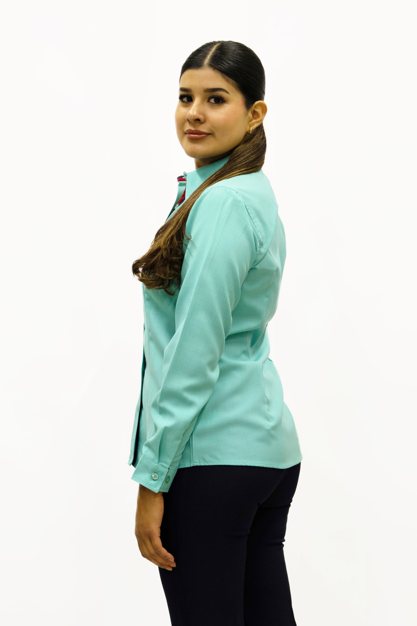 Blusa Manga Larga Modelo - Montecristo Pool Blue