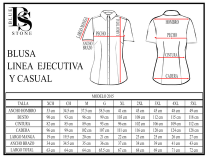 Blusa Manga Corta Modelo - 2015