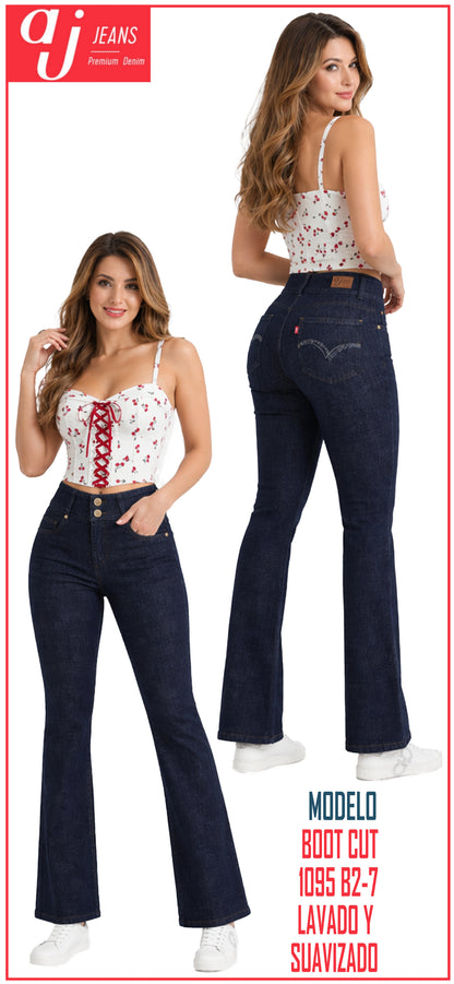 Pantalón De Mezclilla Para Mujer Boot Cut Mod 1095B2-7