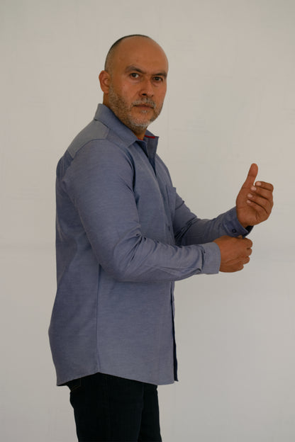 Camisa Hombre Moda Juvenil Lisa Plumbago 2