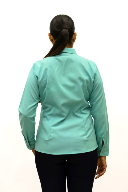 Blusa Manga Larga Modelo - Montecristo Pool Blue