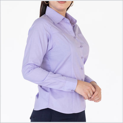 Blusa Manga Larga Modelo - 2024 Lila