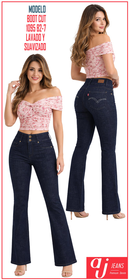 Pantalón De Mezclilla Para Mujer Boot Cut Mod 1095B2-7