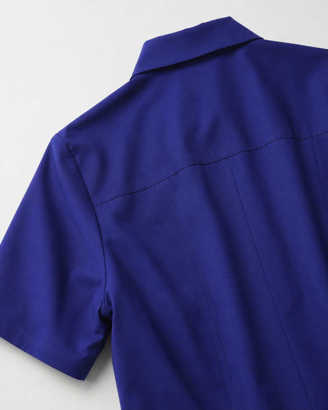 Blusa Manga Corta Modelo - 100 Azul Rey