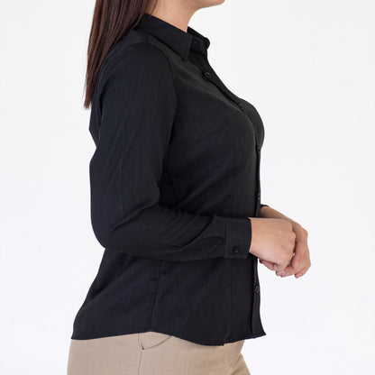Blusa Manga Larga Modelo - Shila Negro