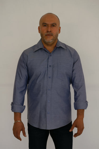 Camisa Hombre Moda Juvenil Lisa Plumbago 2