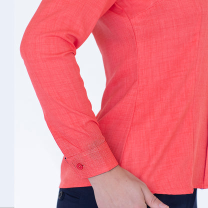 Blusa Manga Larga Modelo - Shila Coral
