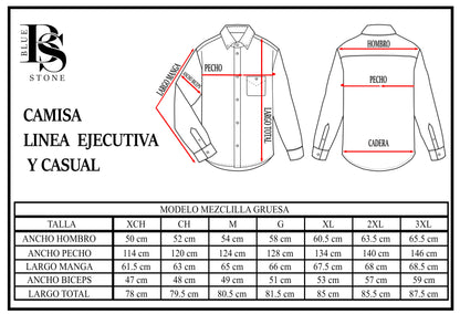 Camisa Mezclilla Gruesa Uso Rudo Industrial